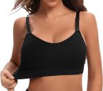 5Pack Seamless Nursing Bra Women Maternity Breastfeeding Pregnancy Support Full Coverage Bralette Padded Cups - Image 2