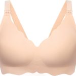 Nursing Bras for Breastfeeding Ultra Comfort Seamless Maternity Bra Wireless Pregnancy Bralette with Bra Extender