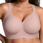 Bras for Women Supportive Wireless Push Up Bra Full Coverage No Underwear Seamless Plus Size for Older Women