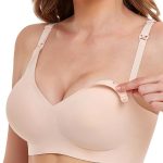 Smooth Nursing Bras for Breastfeeding Seamless Maternity Bras for Pregnancy Wireless Bralette with Extra Bra Extender