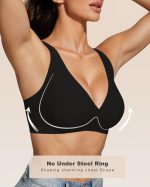 Women Deep V Bra Push Up Wireless Bralettes No Underwire Woman Seamless Bras Bralette Plunge Seamless Brassiere - Image 2