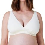 Ballet Seamless Crossover Maternity Nursing Bra, Comfortable Breastfeeding Bra