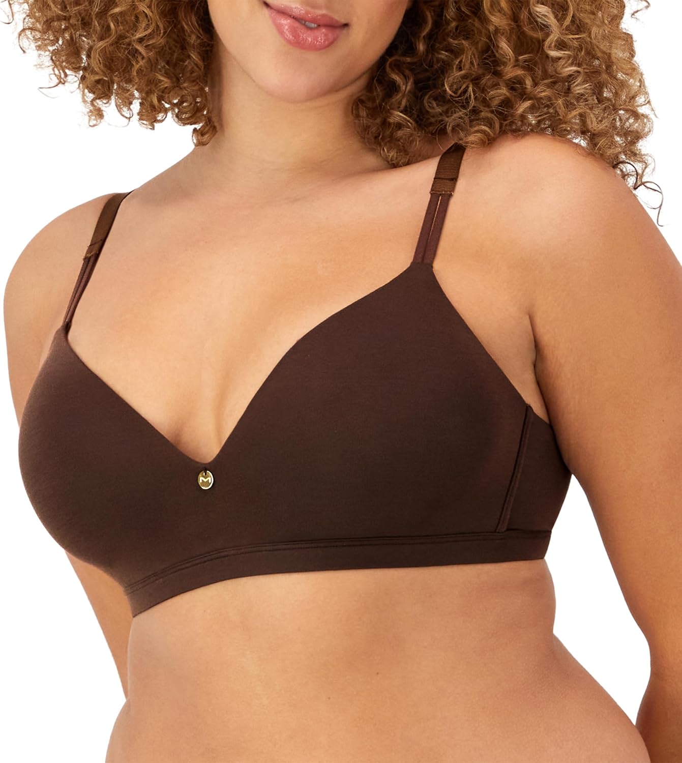 81IKhcLe0pL._AC_SL1500_.jpg Womens Wireless Bra, Everyday Luxe T-Shirt Wireless Bras for Women, Convertible Straps, Smoothing - Image 1